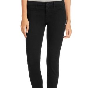 J Brand Anja Mid-Rise Cuffed Cropped Skinny Pants